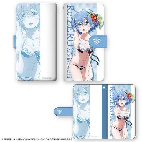 『Re:ゼロから始める異世界生活』ブックスタイルスマホケース Mサイズ デザイン02(レム)